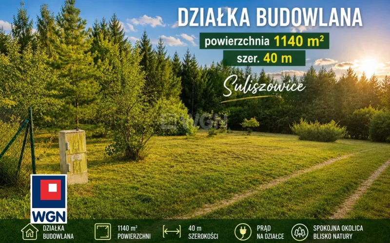 Działka na sprzedaż Suliszowice